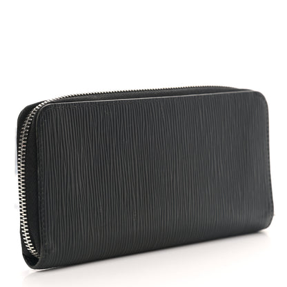 Louis Vuitton Epi Zippy Vertical Wallet Black 4 of 10
