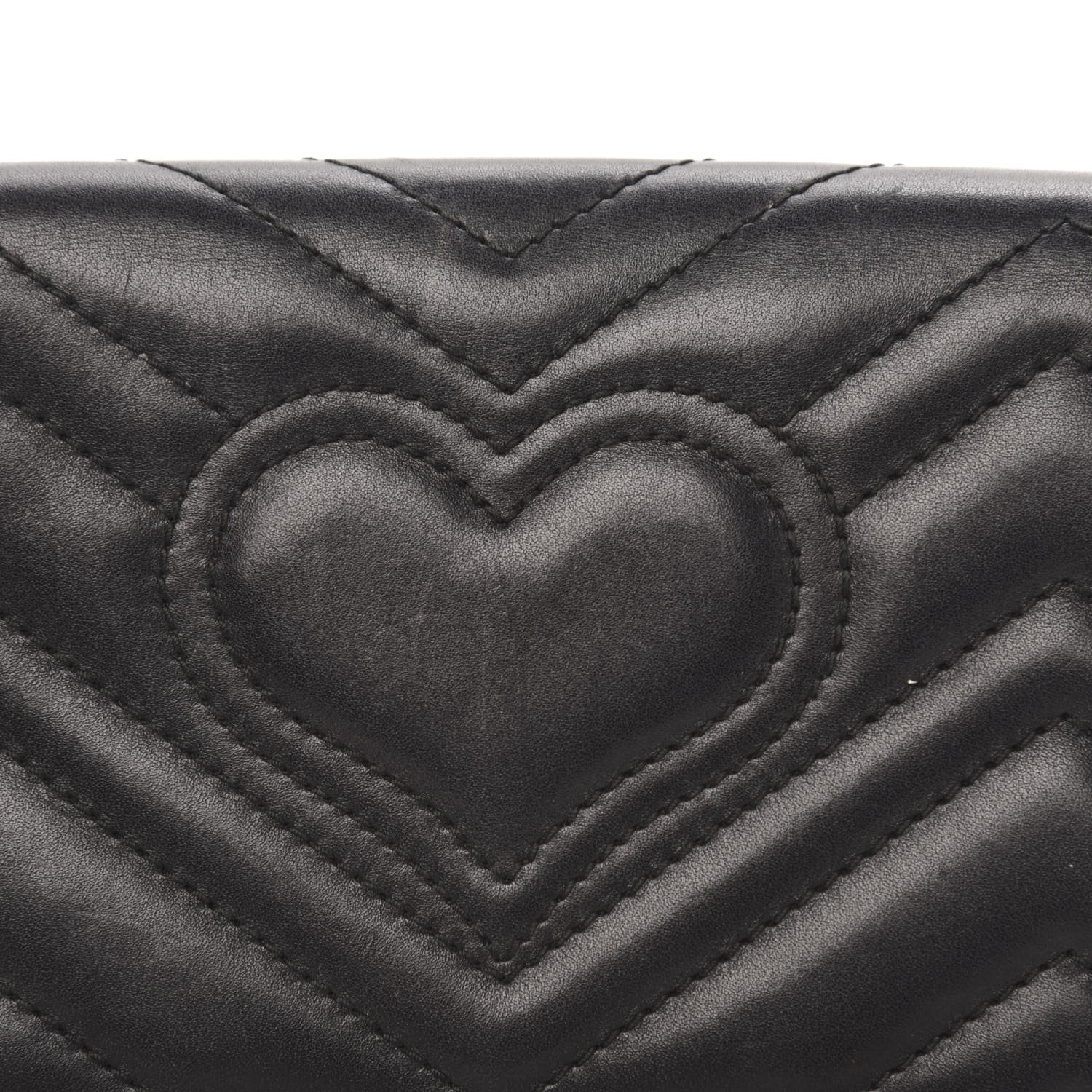 Gucci Calfskin Matelasse GG Marmont Mini Bag Black 12 of 13