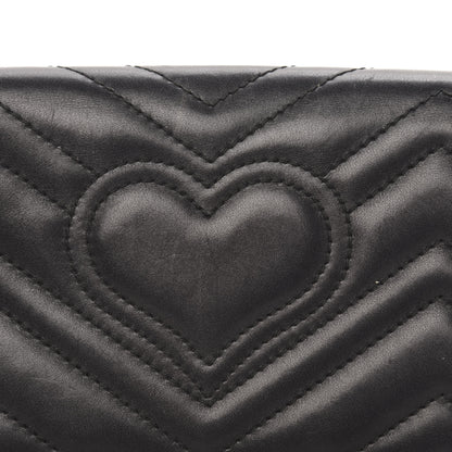 Gucci Calfskin Matelasse GG Marmont Mini Bag Black 12 of 13