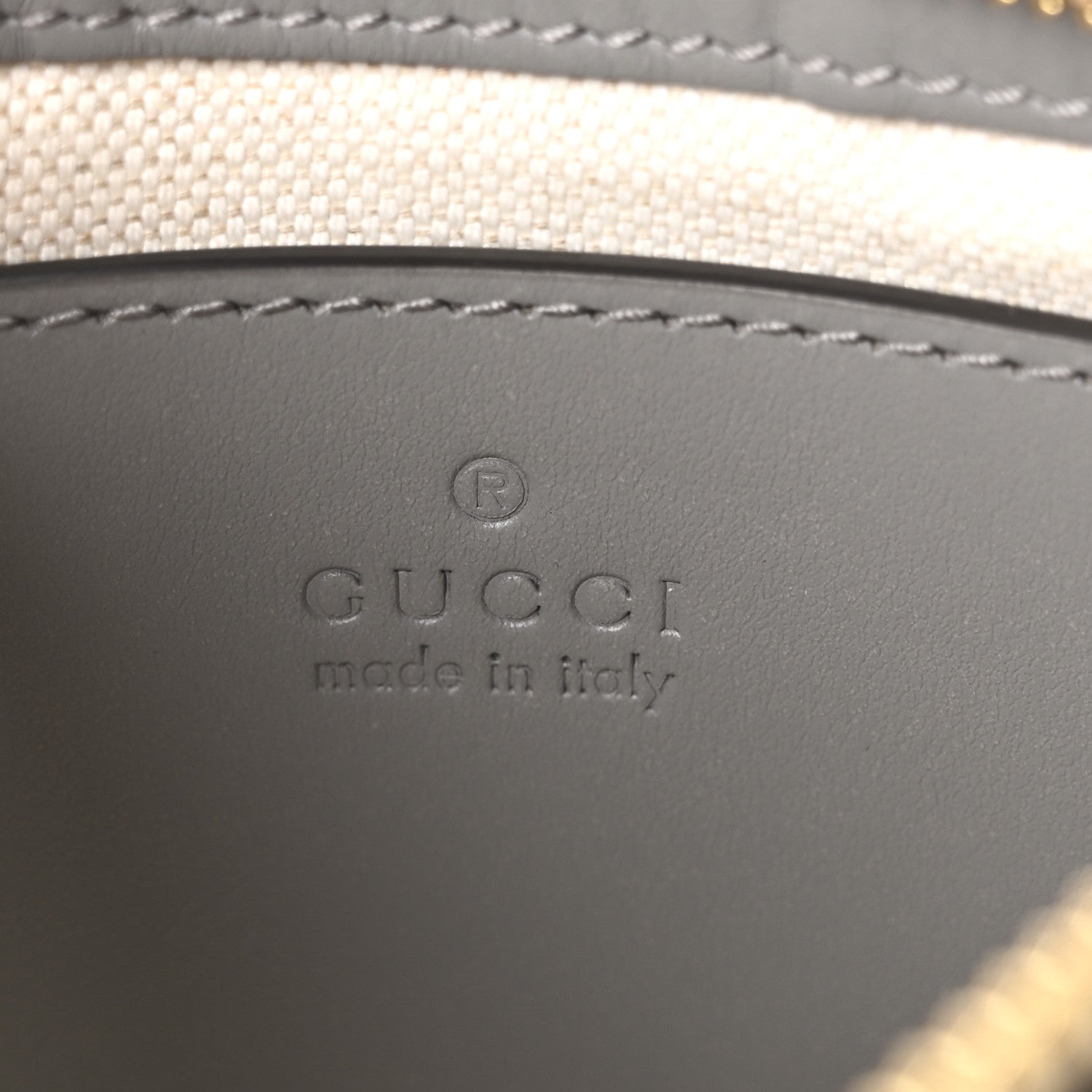 Gucci Calfskin GG Matelasse Chain Handbag Dusty Grey Natural 6 of 10