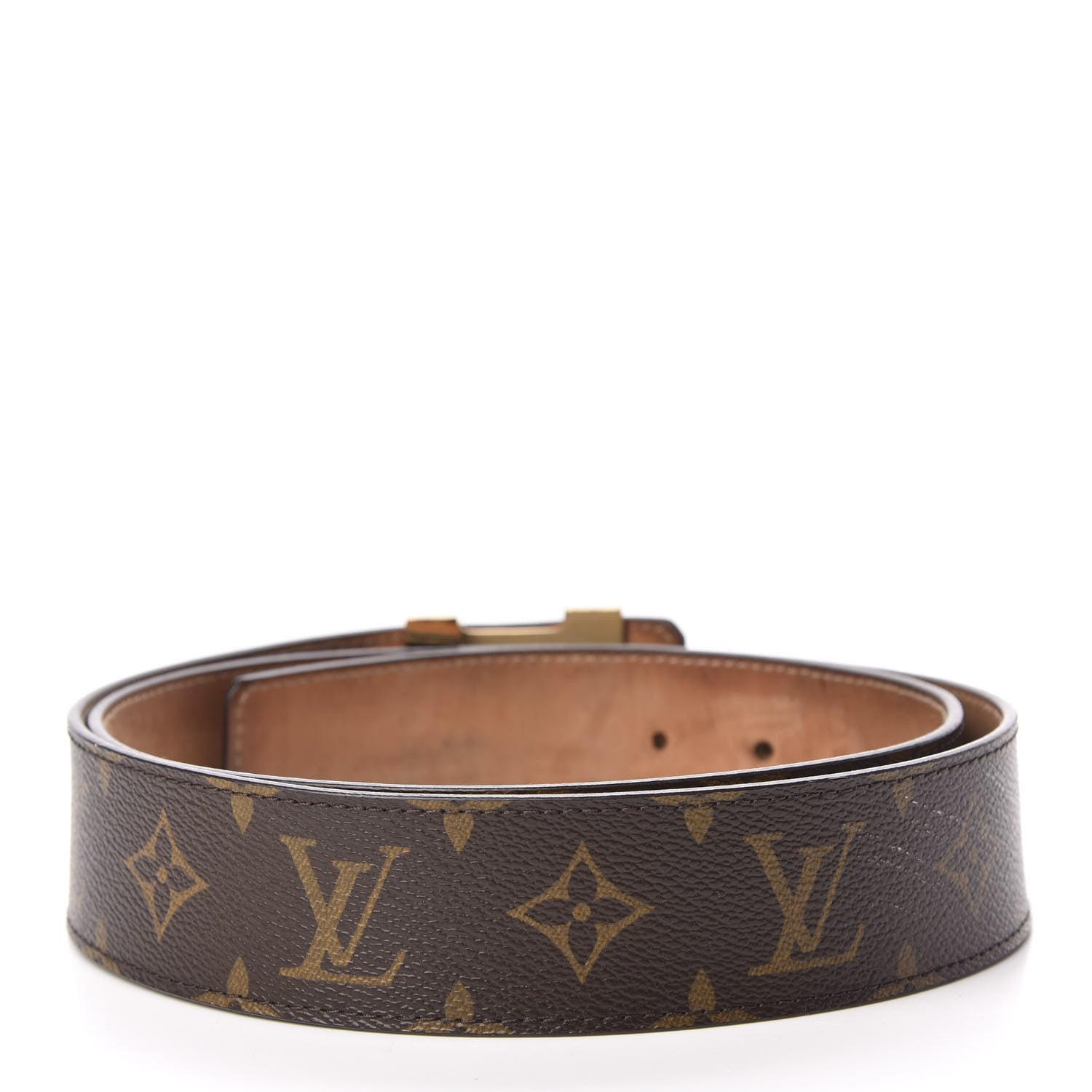 Louis Vuitton Monogram 40mm LV Initiales Belt 95 38 2 of 7