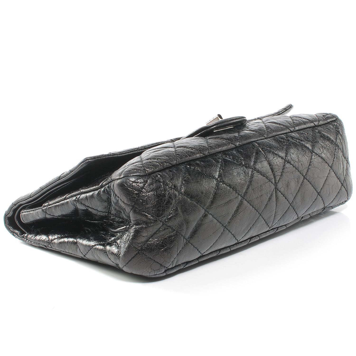 Chanel Aged Calfskin 2.55 Reissue 227 Flap Metallic Grey 4 of 7