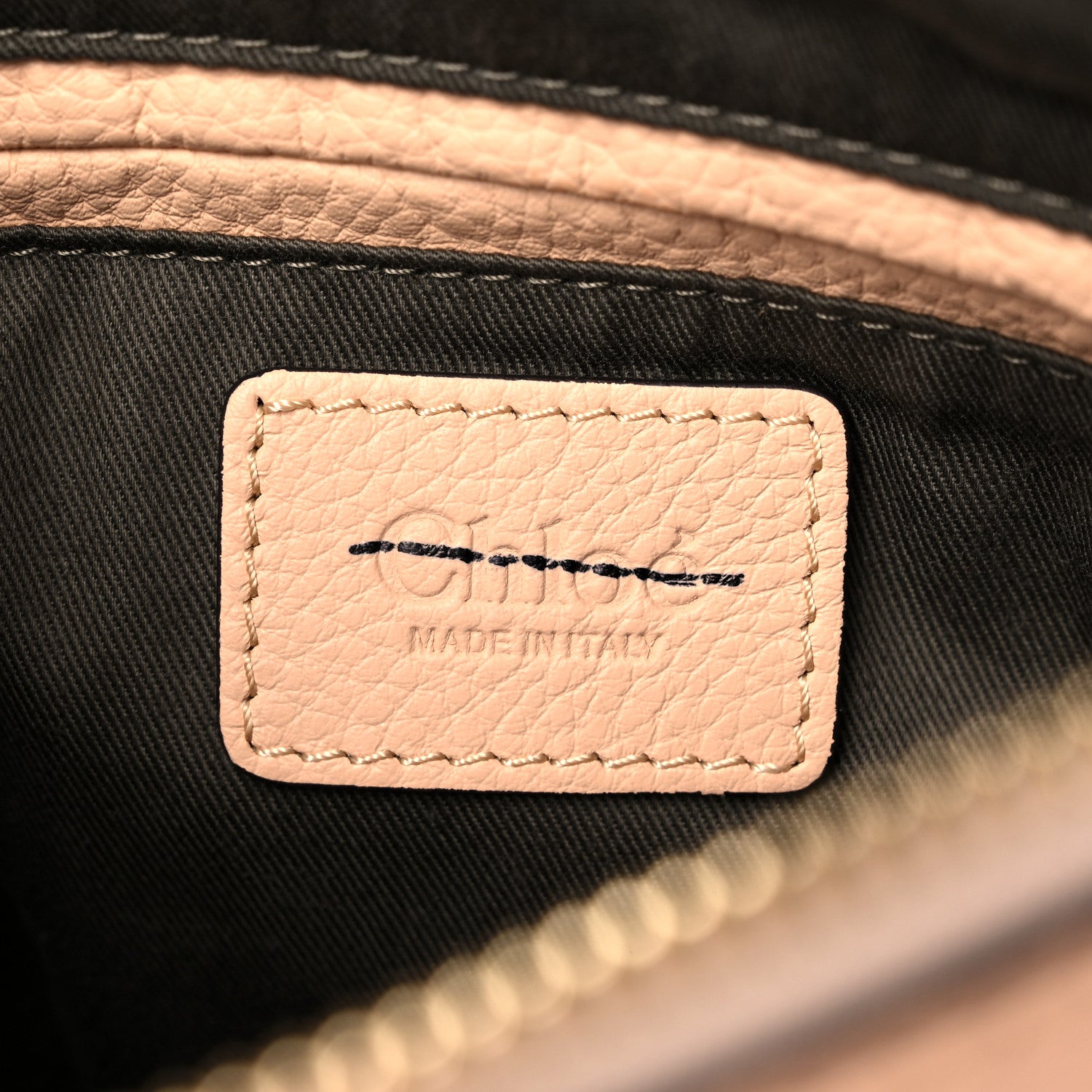 Chloe Calfskin Braided Medium Marcie Double Carry Milky Brown 6 of 13