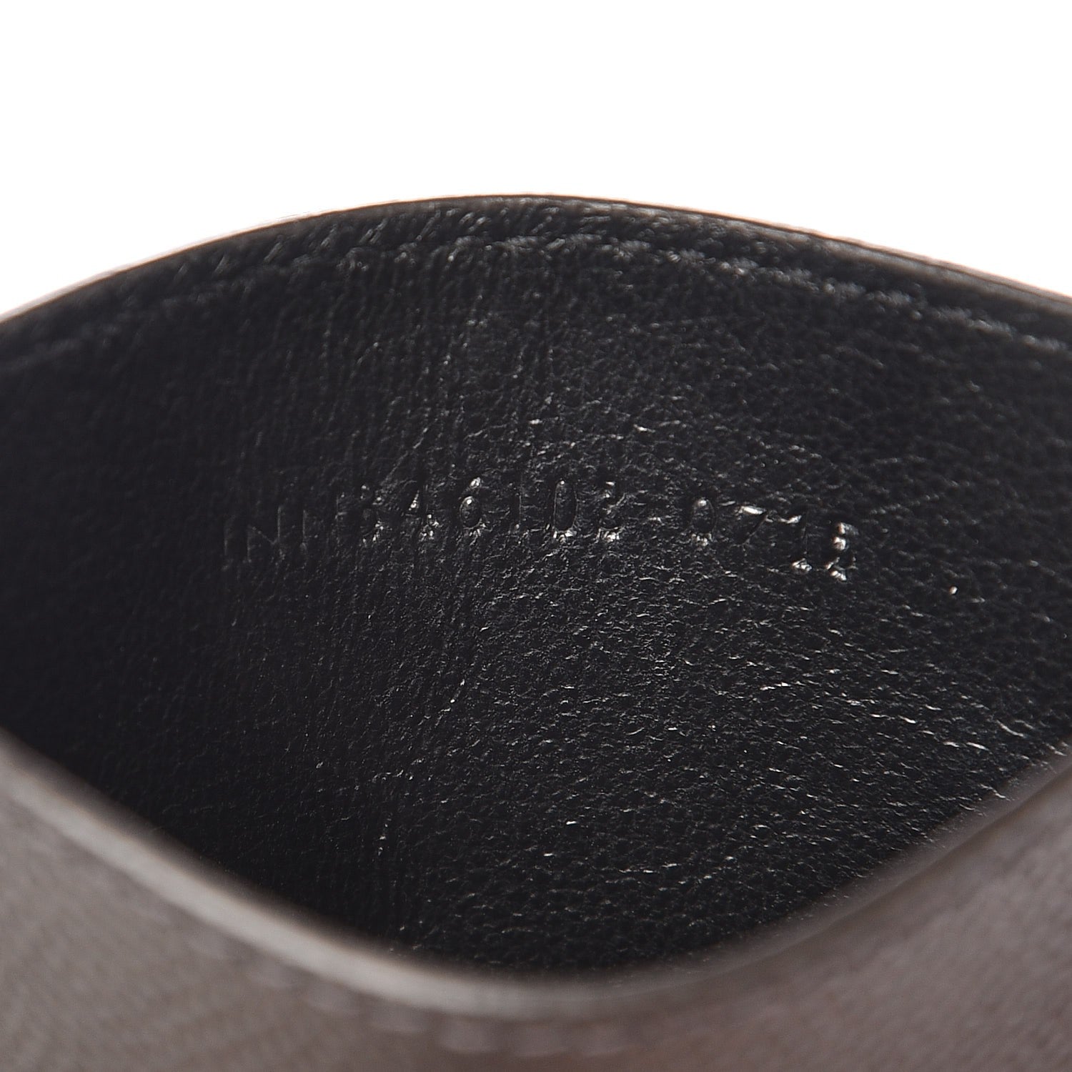 Saint Laurent Grain De Poudre Card Holder Dark Anthracite 7 of 11