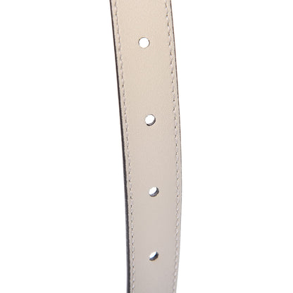 Gucci Calfskin Double G 20mm Belt 85 34 Mystic White 6 of 6