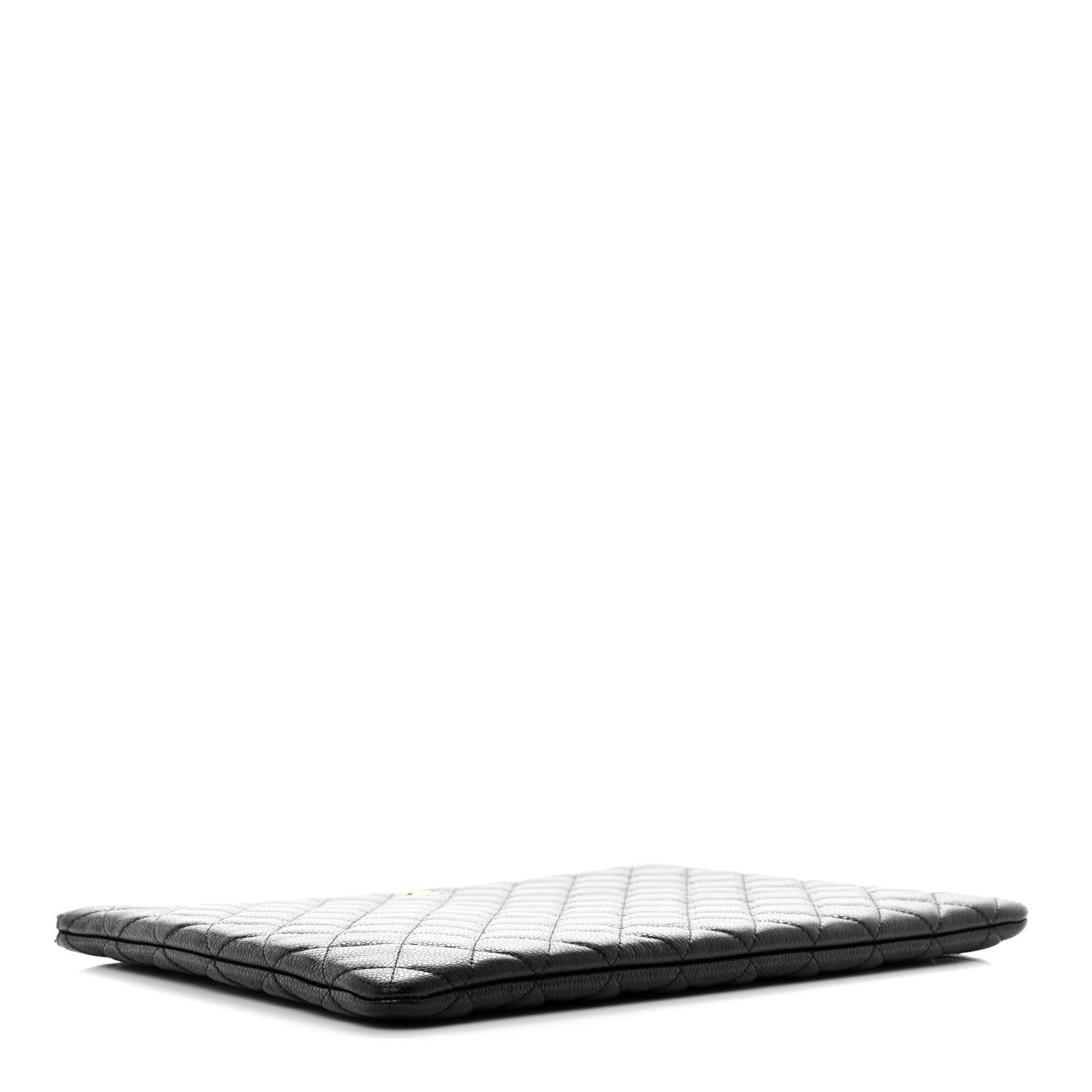 Chanel Caviar Quilted Large Cosmetic Case Black 4 of 8