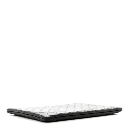 Chanel Caviar Quilted Large Cosmetic Case Black 4 of 8