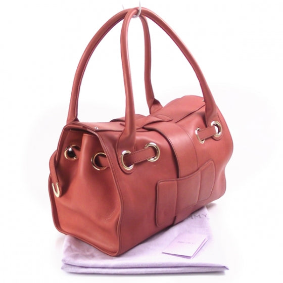 Jimmy Choo Leather Ross Coral 3 of 9