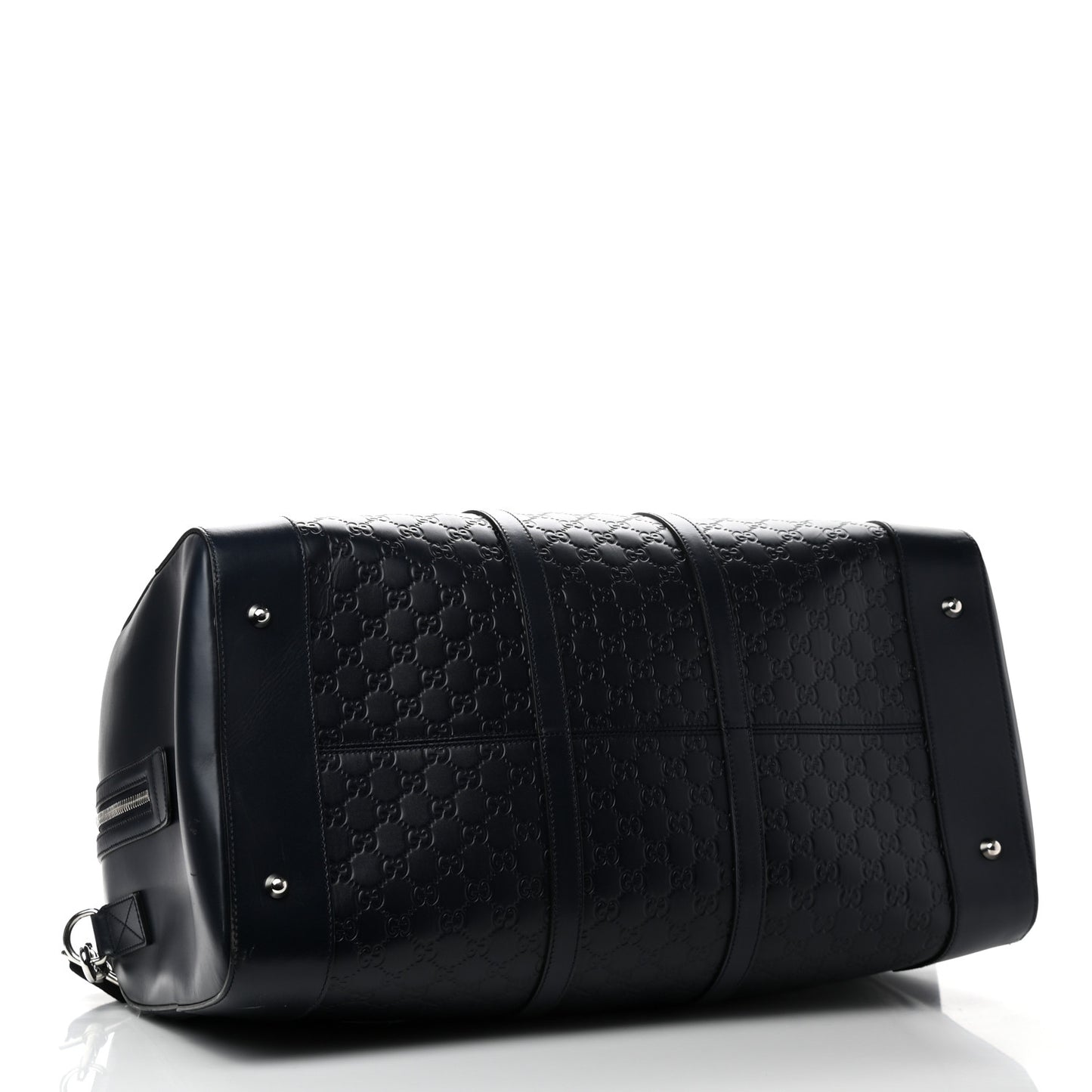 Guccissima Signature Large Duffle Blue