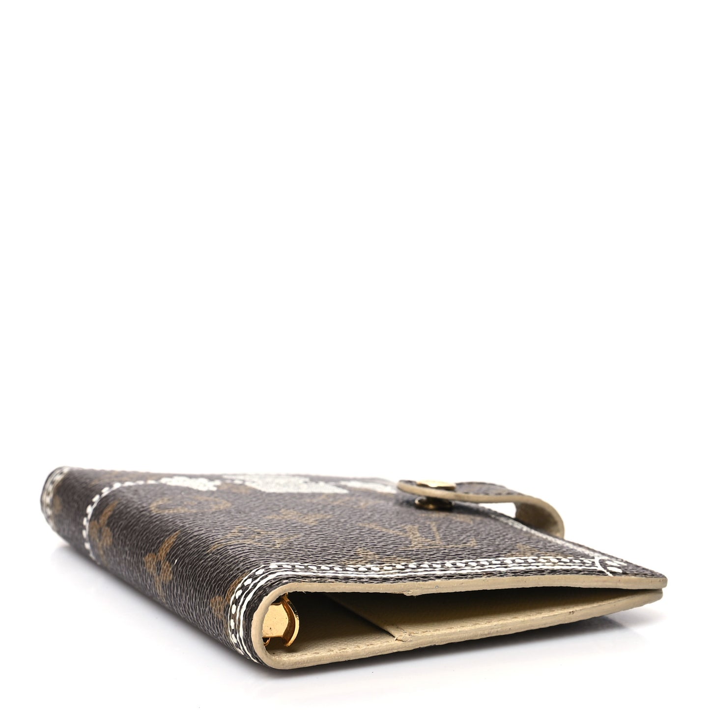 Damier Ebene Trunk Small Ring Agenda Cover White