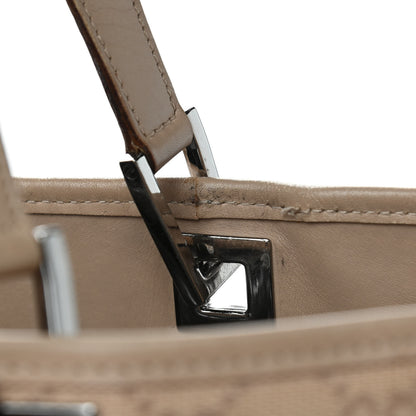 Gucci Monogram Bucket Tote Beige 5 of 9