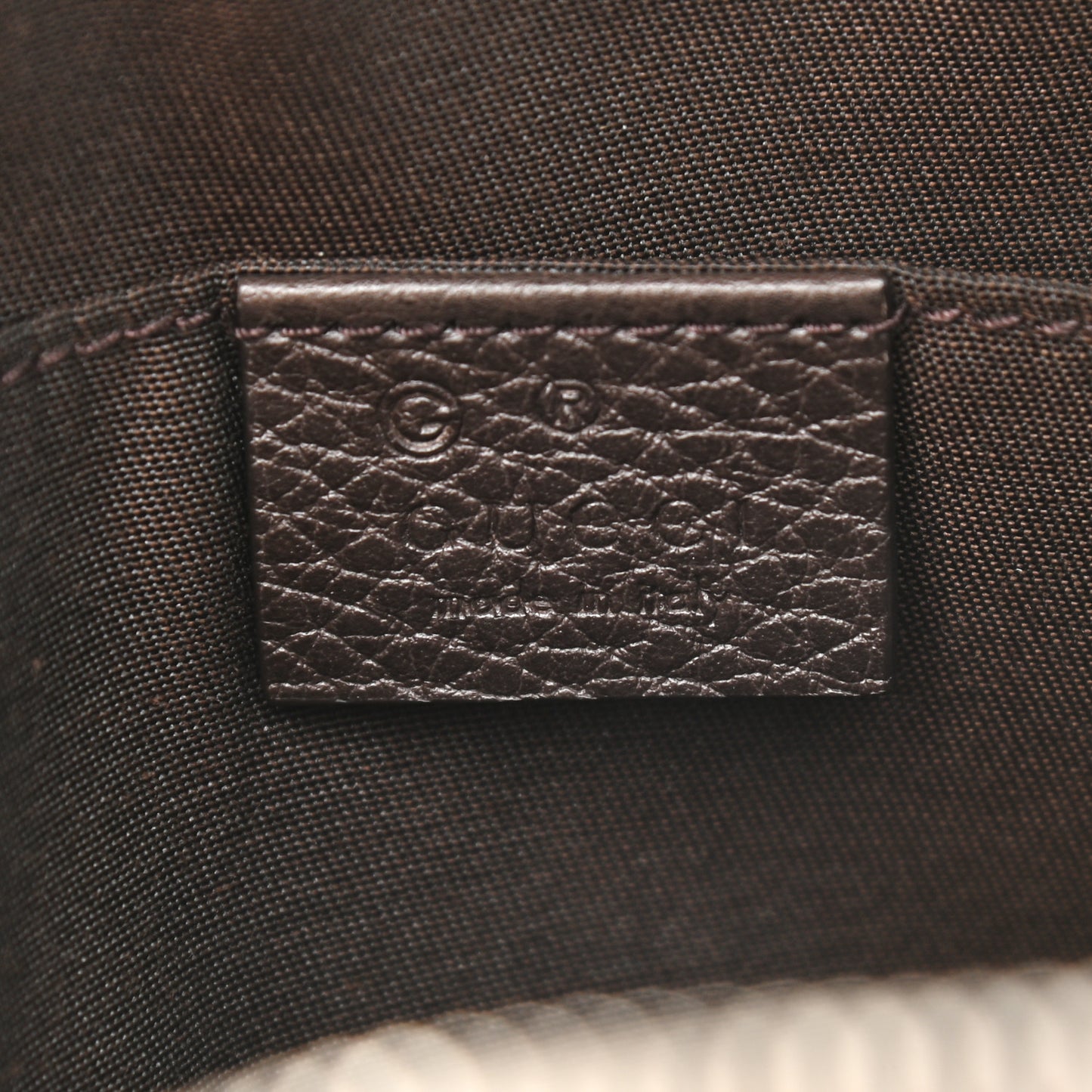 Monogram Belt Bag Dark Brown