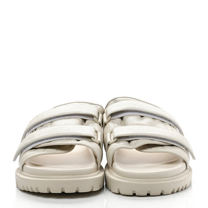 Christian Dior Calfskin Cannage Dio(r)evolution Slide Sandals 39 White 2 of 8