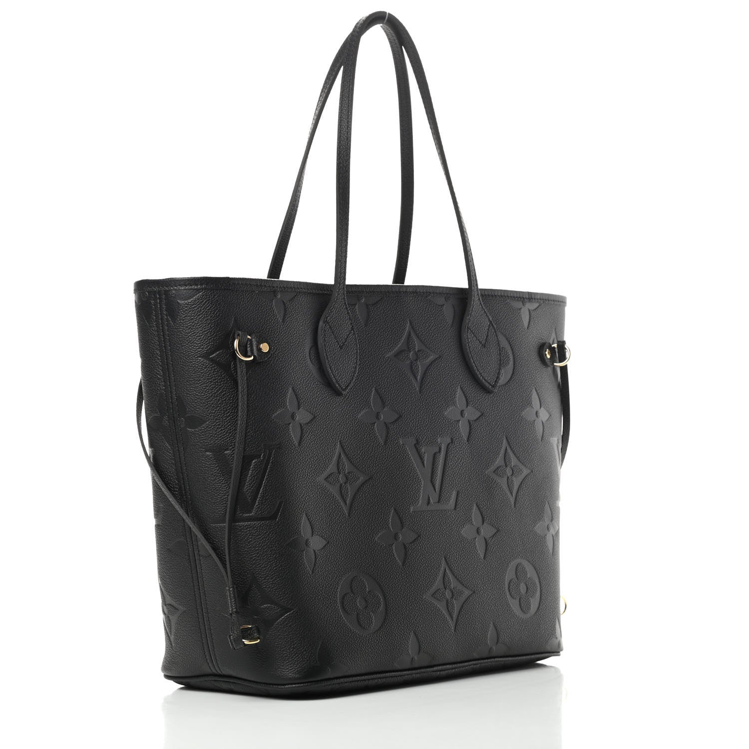 Louis Vuitton Empreinte Monogram Giant Neverfull MM Black 3 of 11