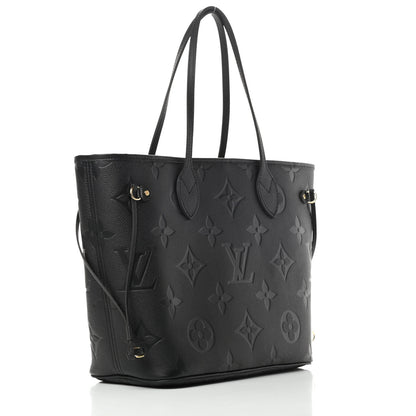 Louis Vuitton Empreinte Monogram Giant Neverfull MM Black 3 of 11