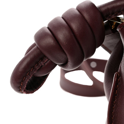 Loewe Nappa Medium Flamenco Knot Bag Dark Burgundy 9 of 10