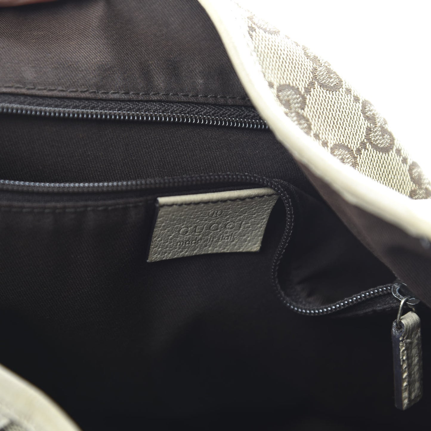Monogram Medium Abbey Shoulder Bag Off White