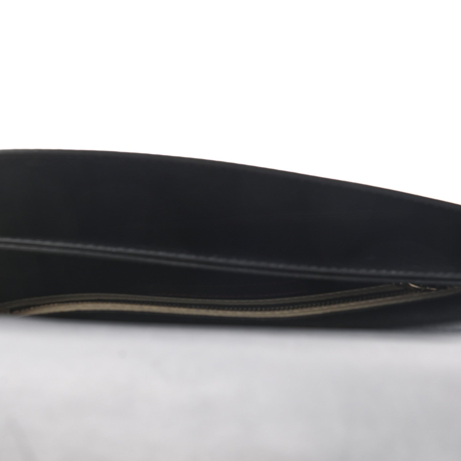 Valentino Garavani Nappa Rockstud Wristlet Clutch Black Light Ivory 5 of 9