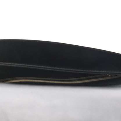 Valentino Garavani Nappa Rockstud Wristlet Clutch Black Light Ivory 5 of 9
