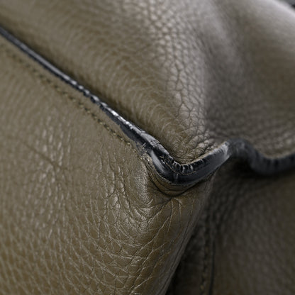 Valentino Garavani Grained Calfskin To Be Cool Tote Khaki 8 of 17