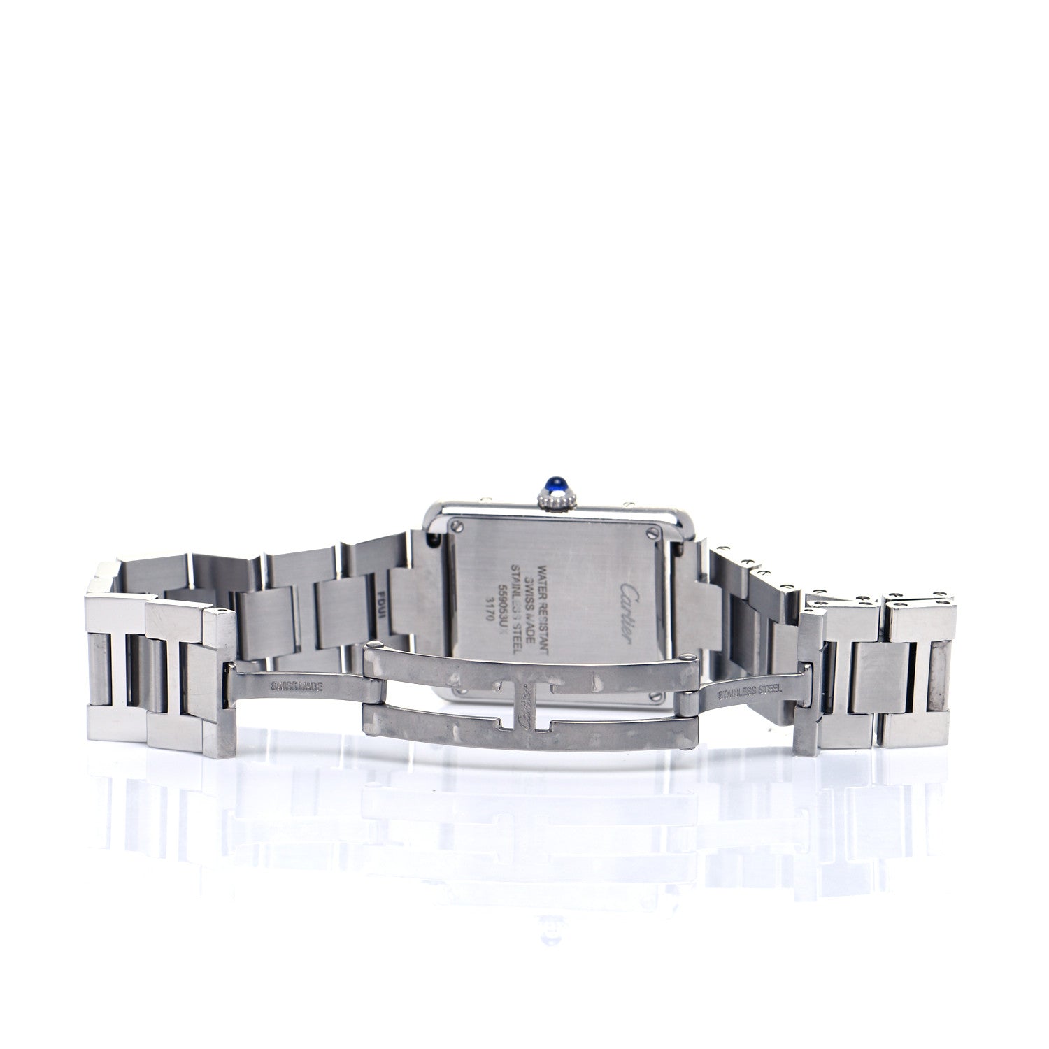 Cartier Stainless Steel 24mm Tank Solo Quartz Watch 5 of 6