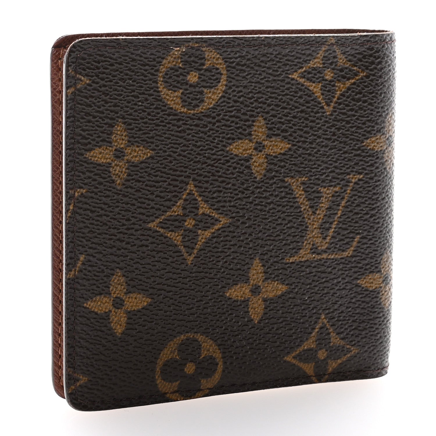 Louis Vuitton Monogram Mens Billfold Wallet 6 Credit Card Slots 3 of 12
