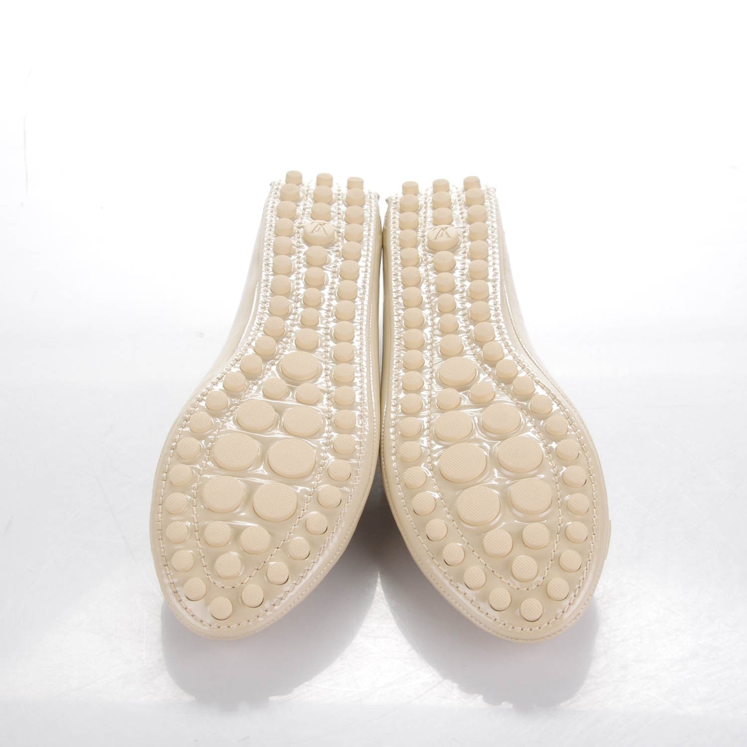 Louis Vuitton Patent Calfskin Oxford Ballerina Flats 40.5 Creme 7 of 8
