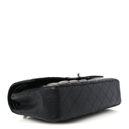 Chanel Caviar Quilted Medium Double Flap Black 4 of 12