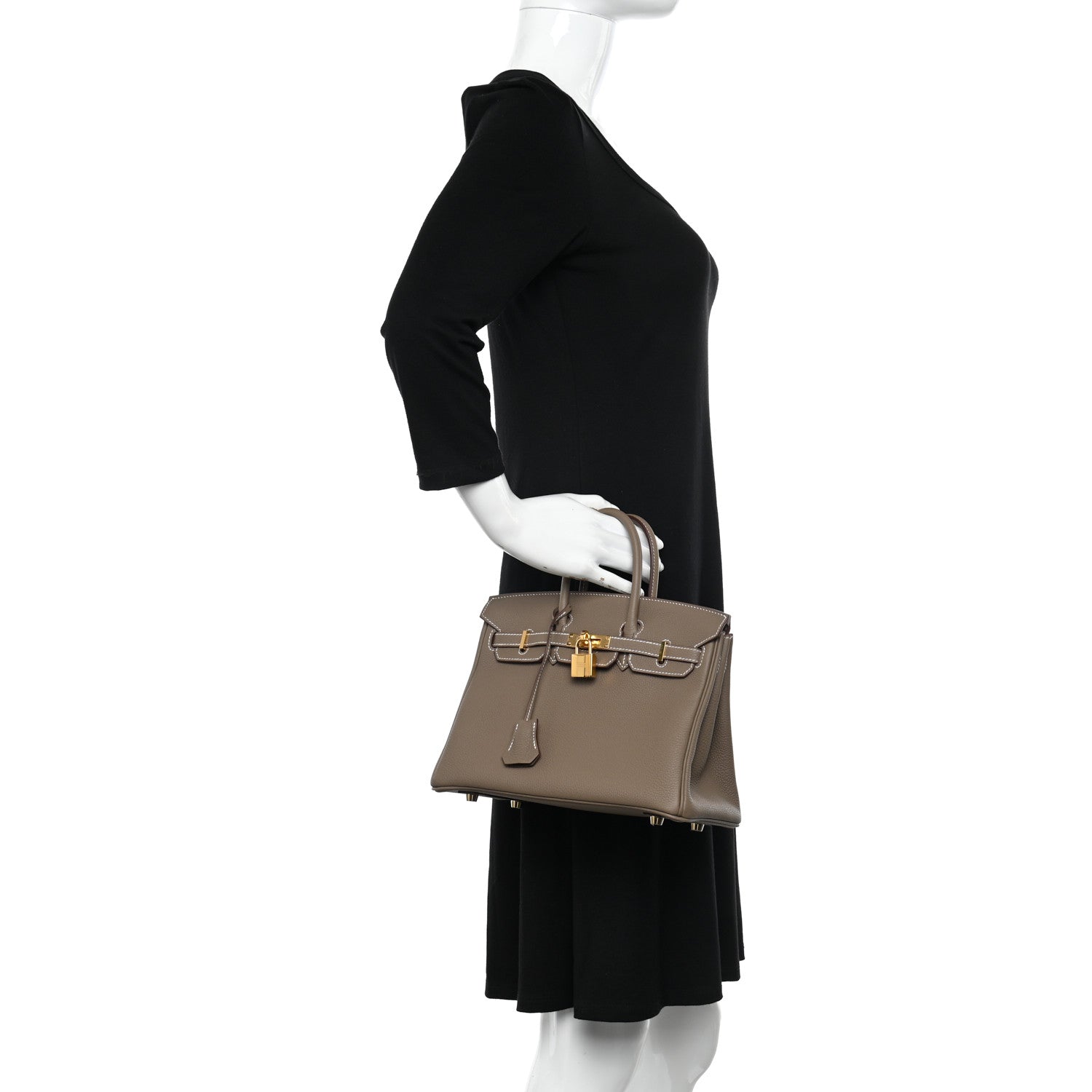 Hermes Togo Birkin 25 Etoupe 2 of 10