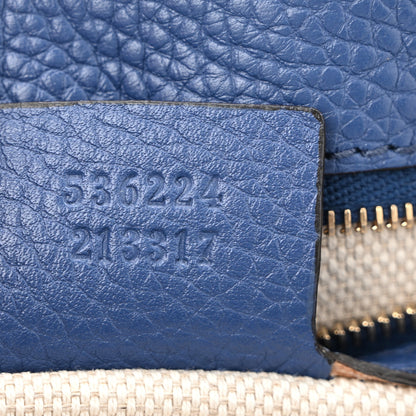 Gucci Pebbled Calfskin Medium Soho Flap Crossbody Caspian 7 of 15