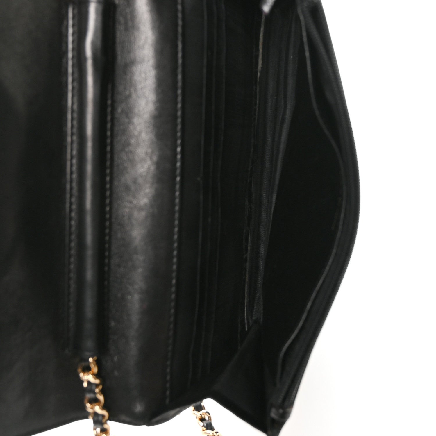 Chanel Caviar Timeless CC Wallet On Chain WOC Black 4 of 11