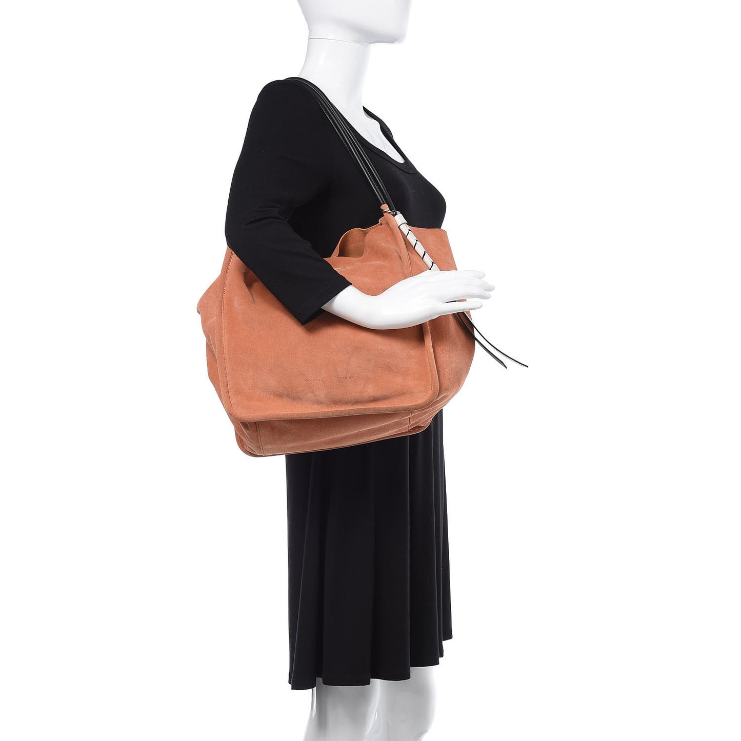 Suede L Tote Fawn
