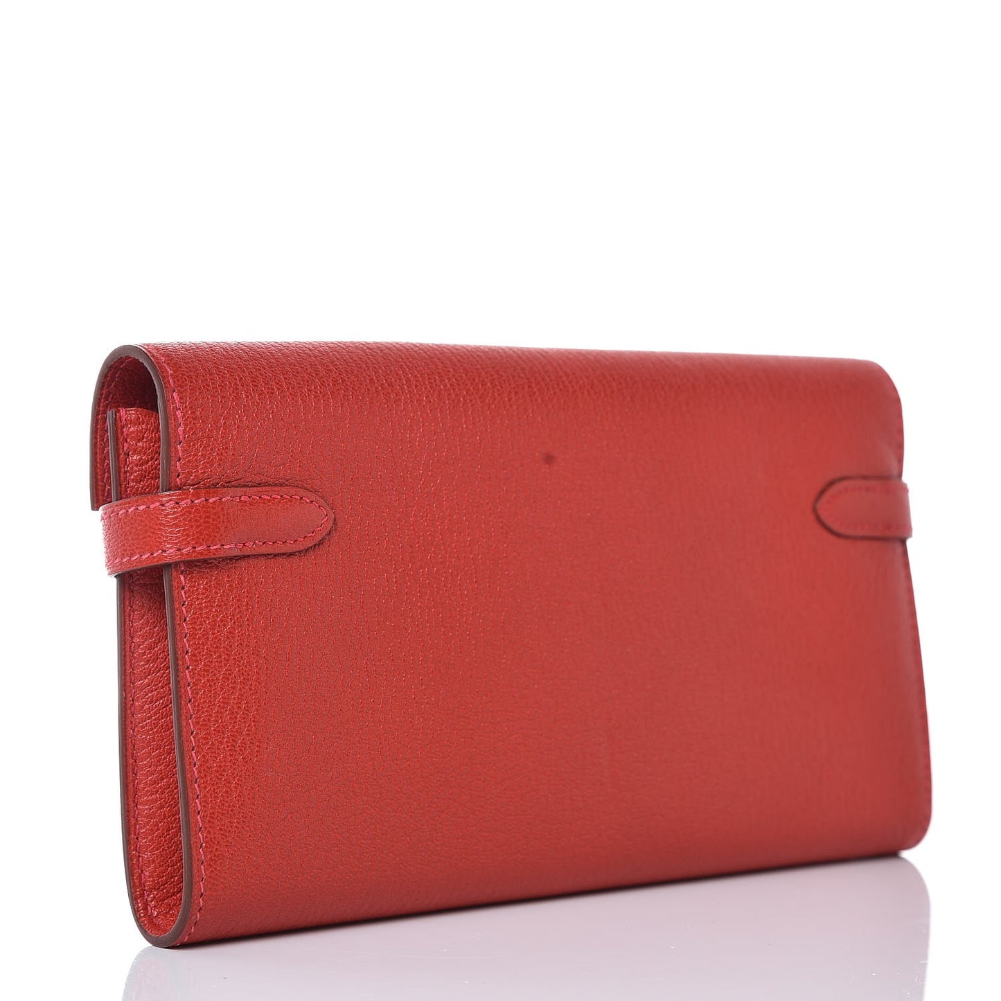 Chevre Mysore Kelly Longue Wallet Rouge Vif