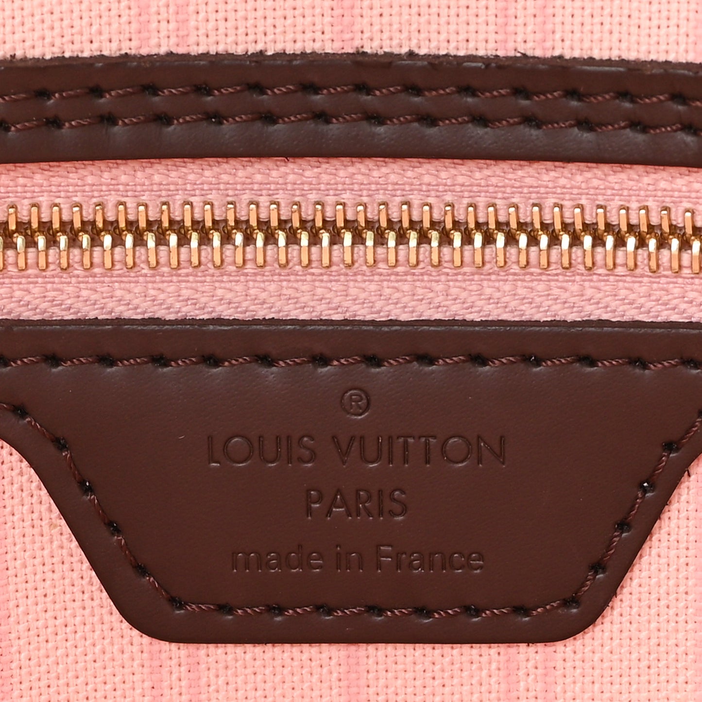 Damier Ebene Neo Neverfull MM Rose Ballerine