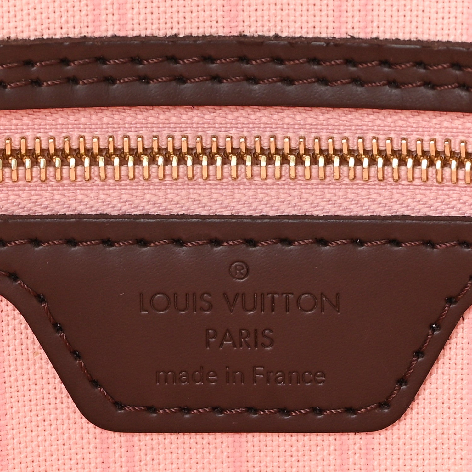 Louis Vuitton Damier Ebene Neo Neverfull MM Rose Ballerine 7 of 12