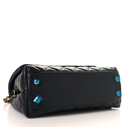 Chanel Caviar Quilted Mini Coco Handle Flap Black 3 of 10