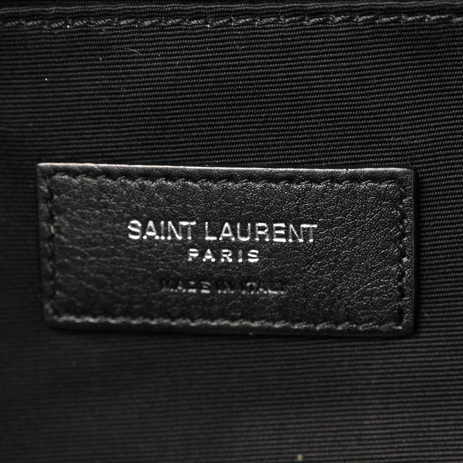 Saint Laurent Canvas Monogram Belt Bag Black 5 of 11