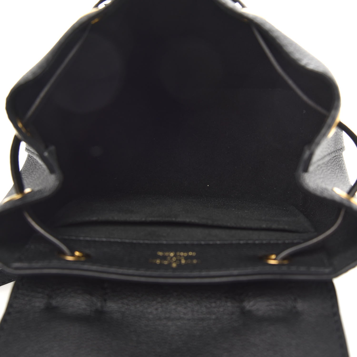 Louis Vuitton Calfskin Lockme Mini Backpack Black 5 of 10