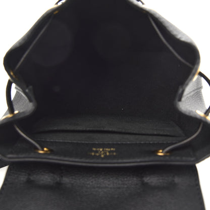 Louis Vuitton Calfskin Lockme Mini Backpack Black 5 of 10
