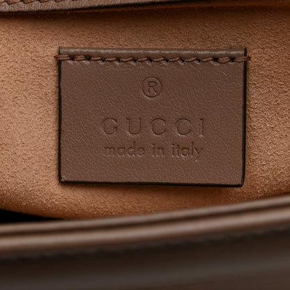 Gucci Calfskin Matelasse Mini GG Marmont Top Handle Shoulder Bag Porcelain Rose 6 of 10