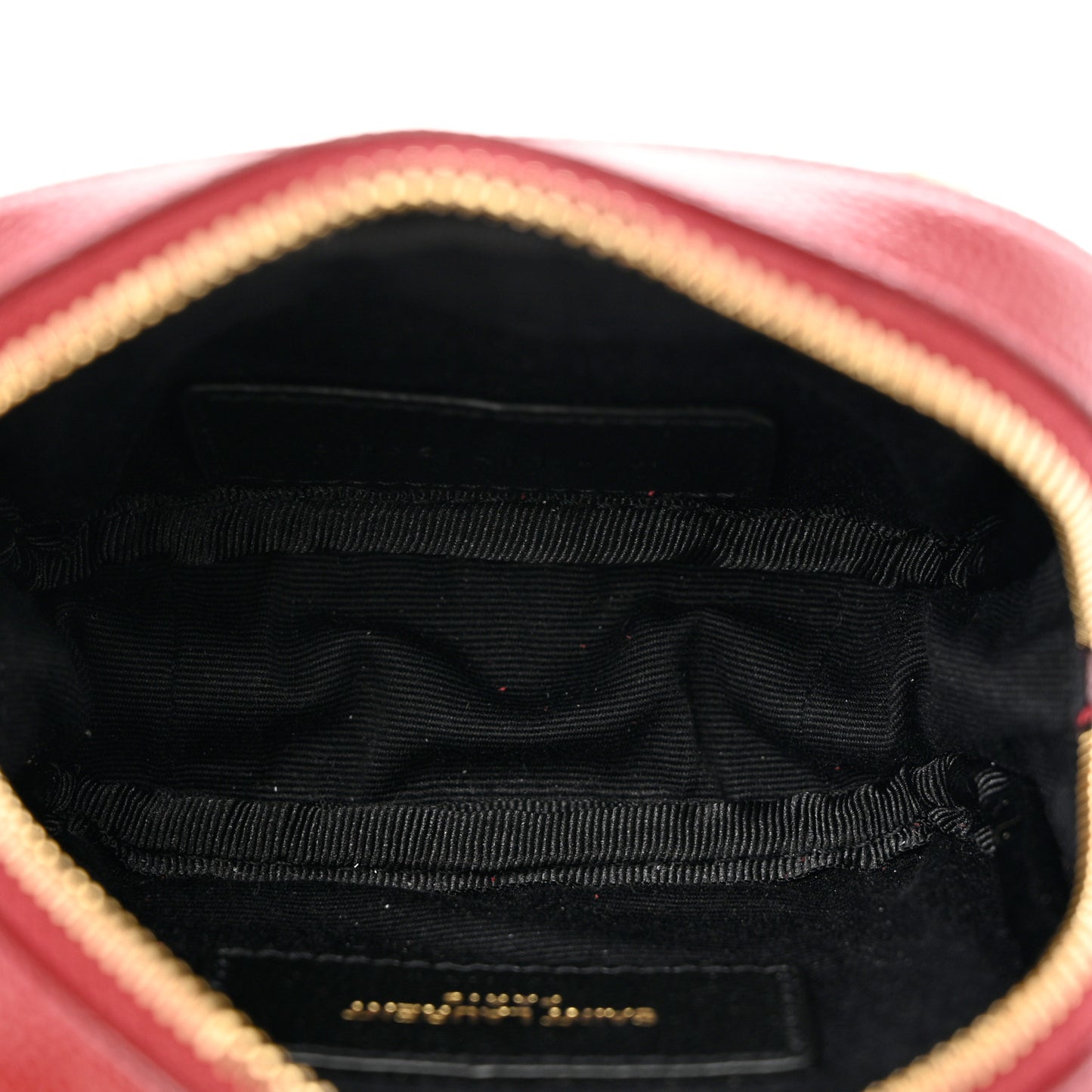 Grain De Poudre Matelasse Monogram Baby Lou Camera Bag Eros Red