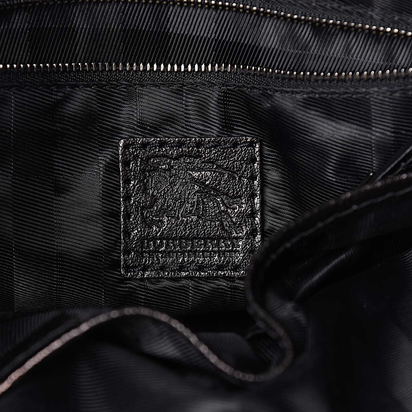 Calfskin Chain Satchel Black