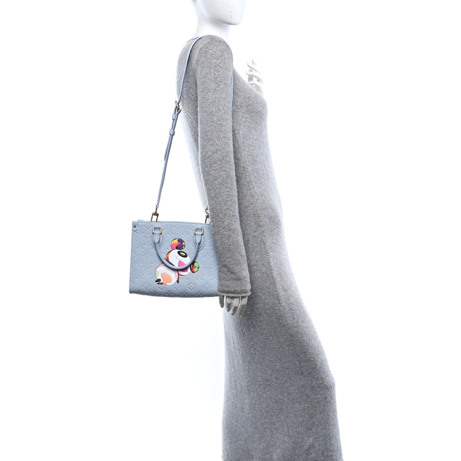 Louis Vuitton LV X TM Empreinte Monogram Onthego PM Washed Blue 2 of 9