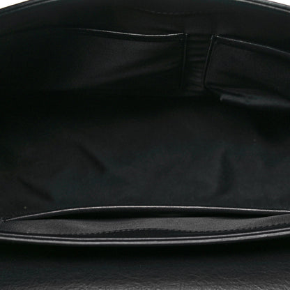 Versace Calfskin Signature Satchel Black 6 of 16