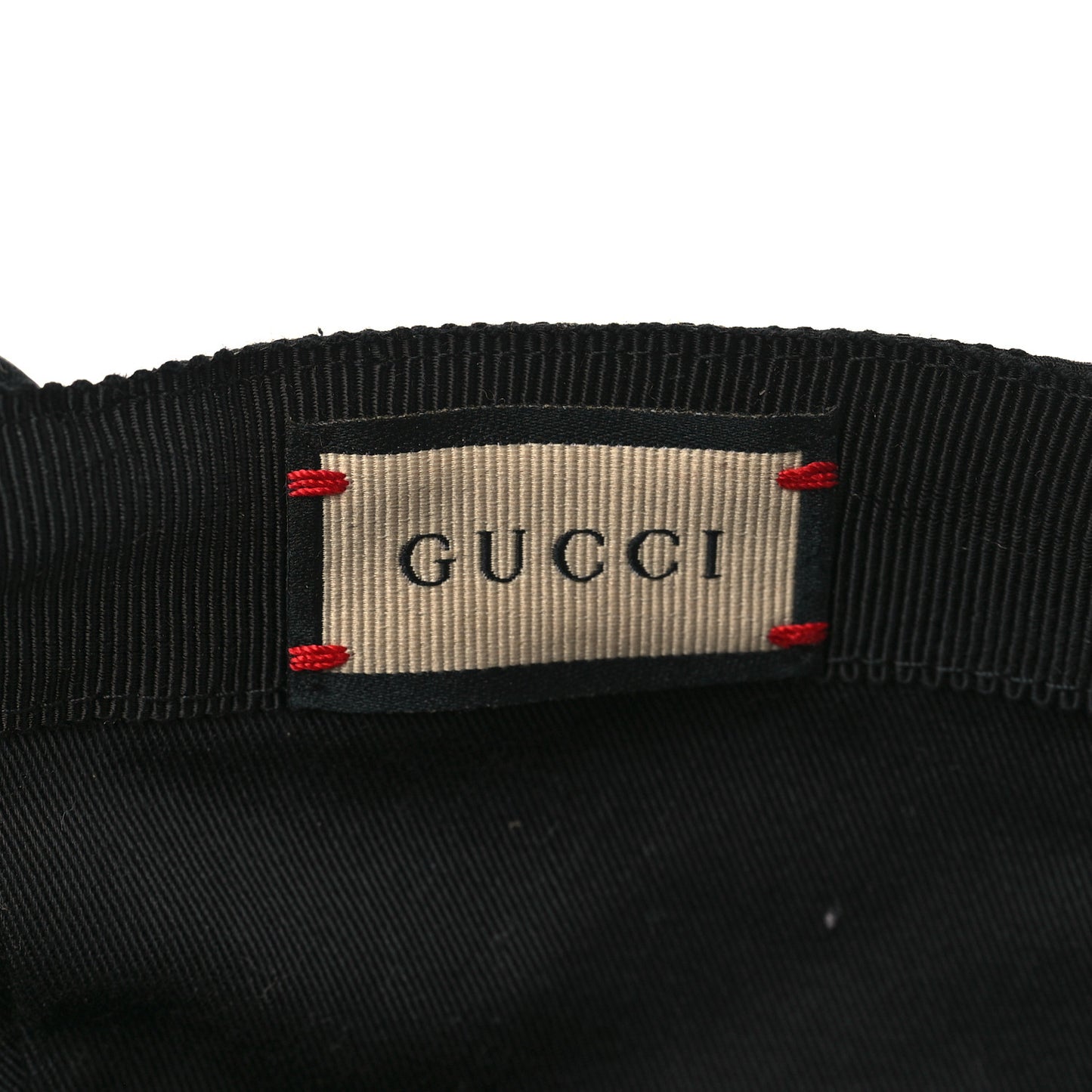 Monogram Web Baseball Hat M Black