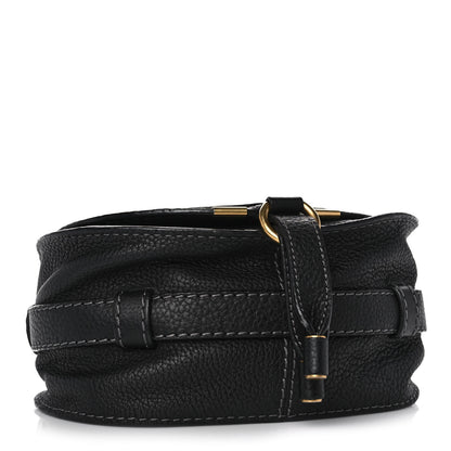 Chloe Calfskin Mini Marcie Round Crossbody Bag Black 4 of 10