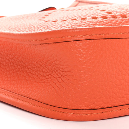 Hermes Taurillon Clemence Evelyne TPM Orange Minium 9 of 11