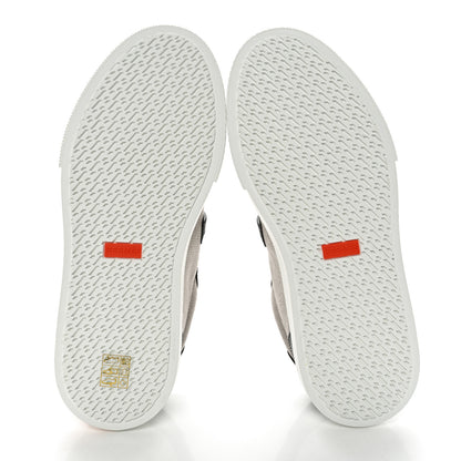 Hermes Calfskin Canvas Day Sneakers 39 Black White 5 of 9