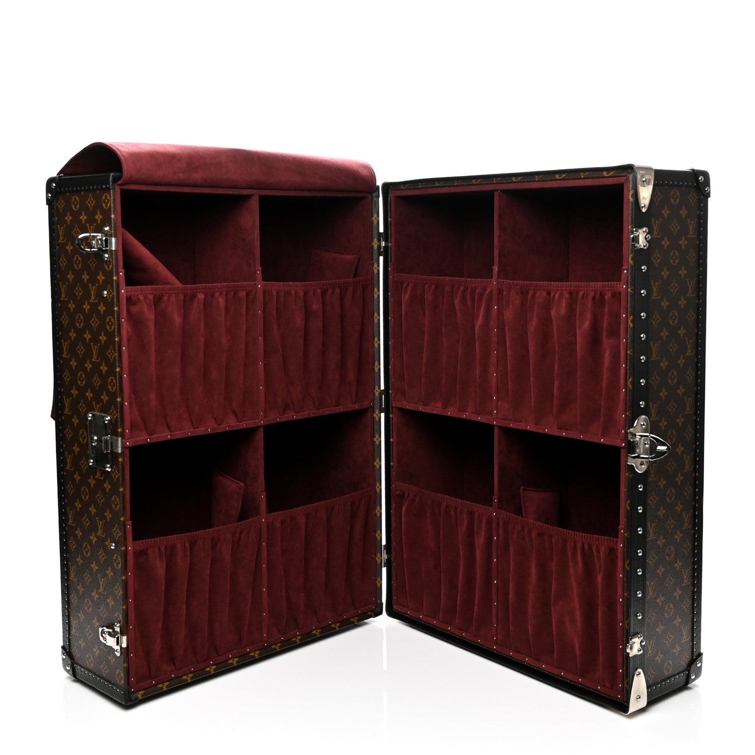 Louis Vuitton Monogram Macassar Gemine 8 Pairs Shoe Trunk 5 of 14