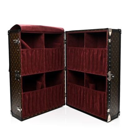 Louis Vuitton Monogram Macassar Gemine 8 Pairs Shoe Trunk 5 of 14